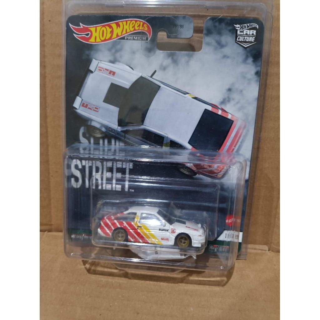 hotwheels toyota ae86 trueno slide street premium