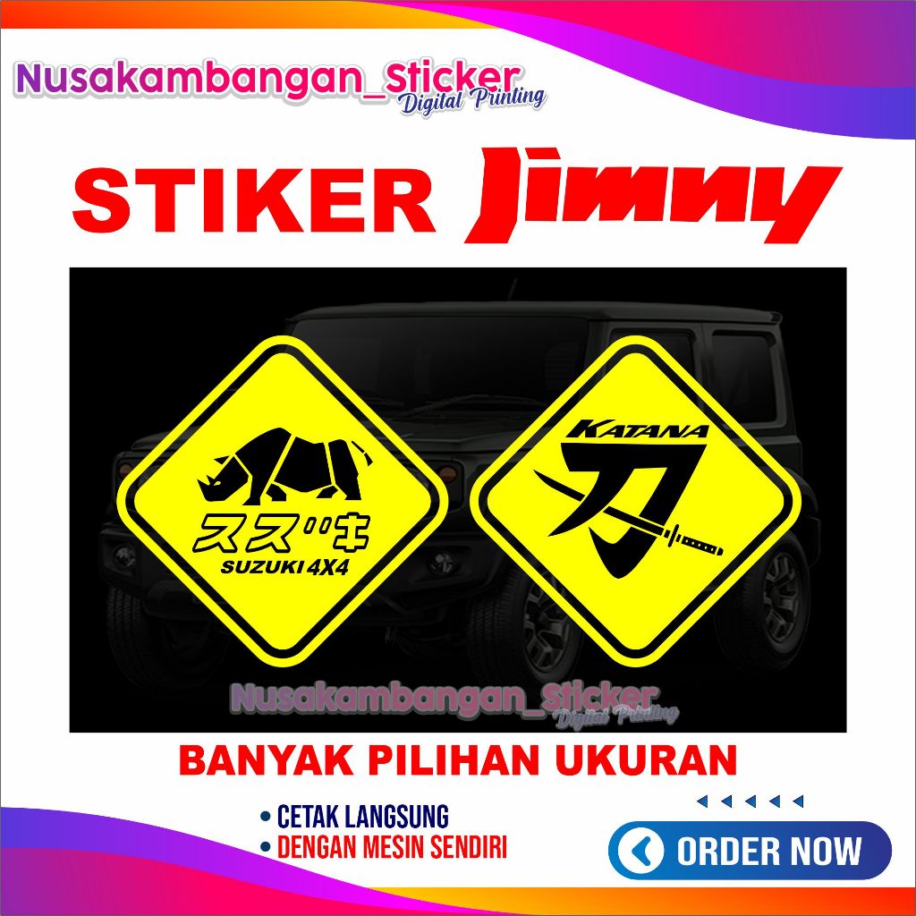 Stiker suzuki badak logo badak suzuki stiker mobil SUZUKI JIMNY