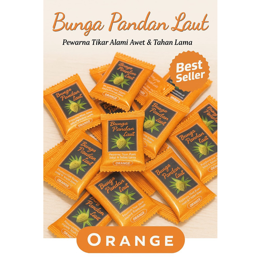 Pewarna Tikar Pandan Orange Pewarna Anyaman Bambu Besek Rotan Warna Cerah Favorit Pengrajin