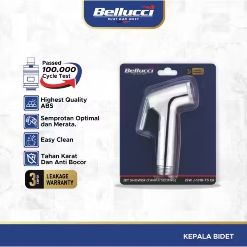 BELLUCCI HANDLE JET SHOWER TANPA SELANG