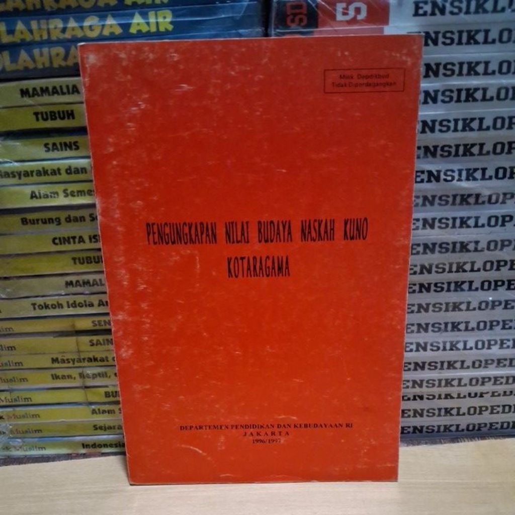 Buku Original PENGUNGKAPAN NILAI BUDAYA NASKAH KUNO KOTARAGAMA