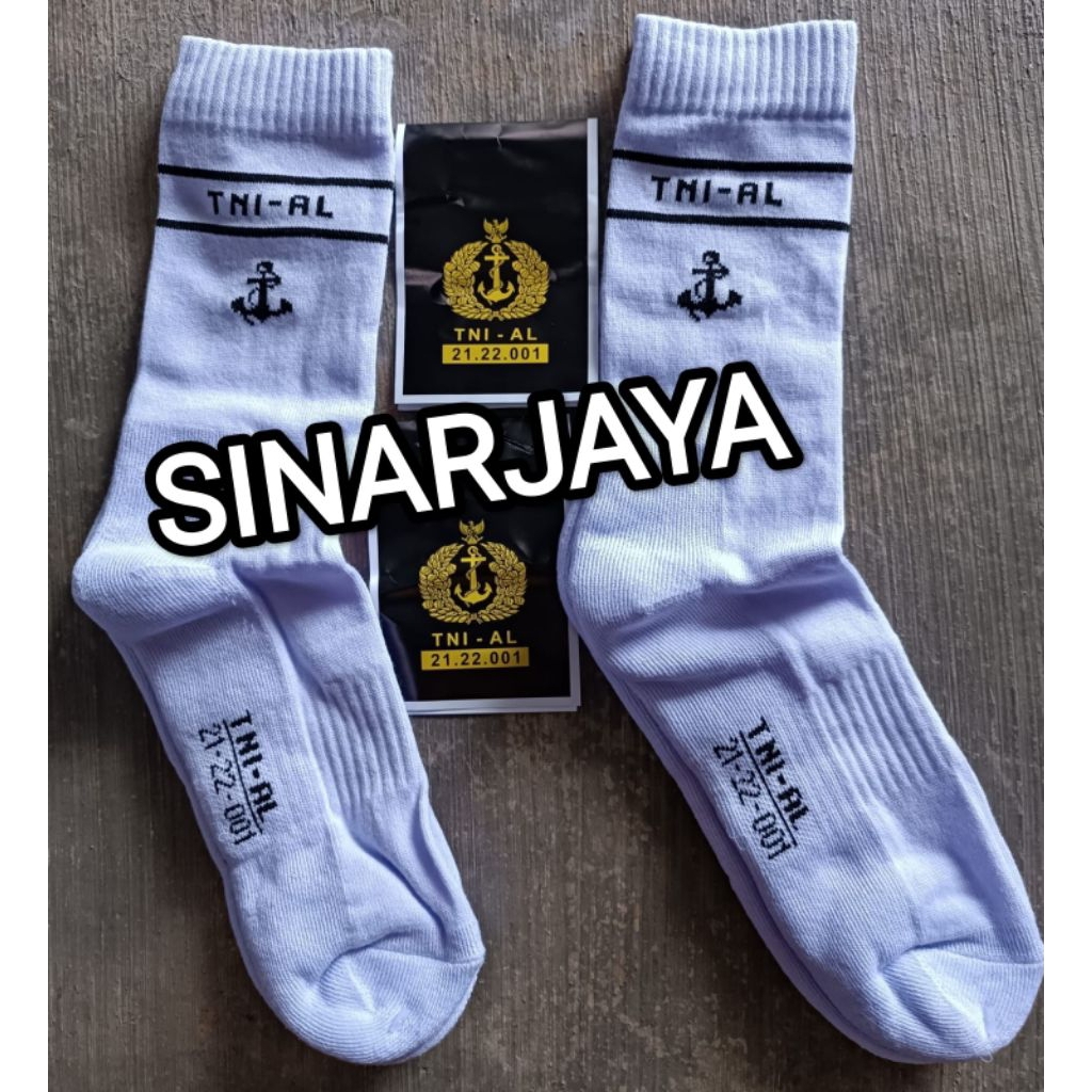 KAOS KAKI OLAH RAGA / KET PUTIH TNI AL