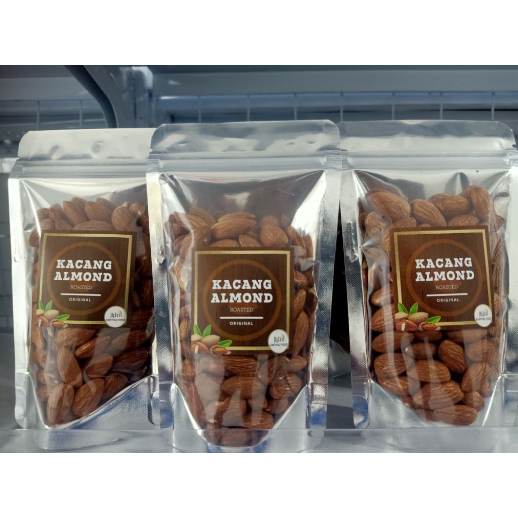 Almond Panggang - Kacang Almond Panggang Rasa original