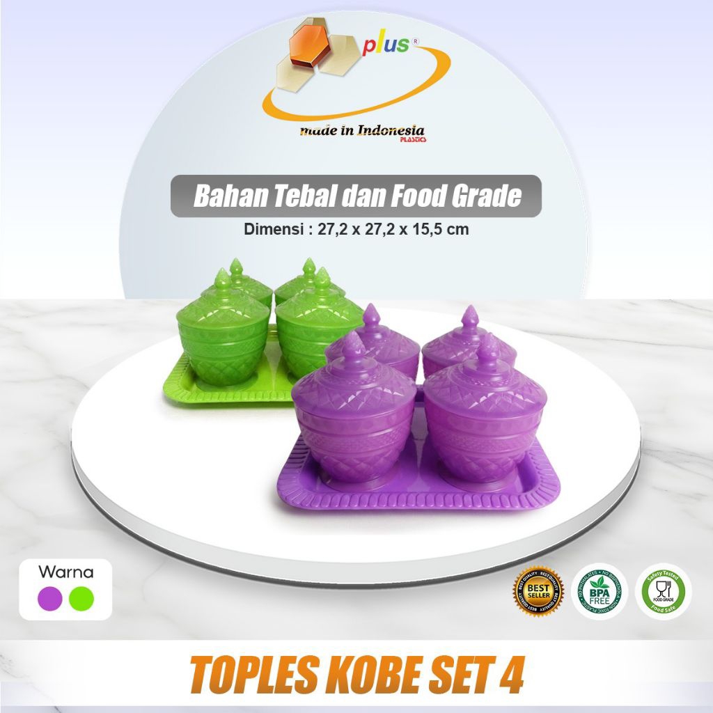 TOPLES NAMPAN KOBE SET 4 / TOPLES KUE KERING / TOPLES TEMPAT KUE LEBARAN NATAL IMLEK / TOPLES NAMPAN