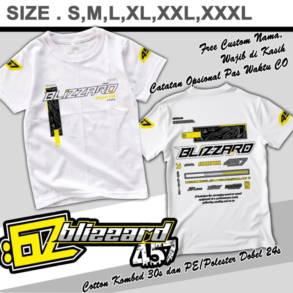 KAOS ANAK BLIZZARD AUDIO PREMIUM.