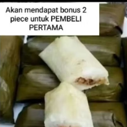 lontong, lontong isi, lontong isi oncom, lontong isi sayur, lontong isi ayam