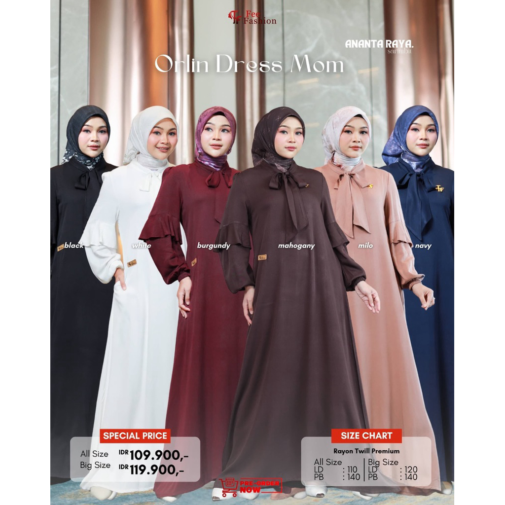 Fee Fashion - Dress / Gamis / Orlin Dress Fee Fashion