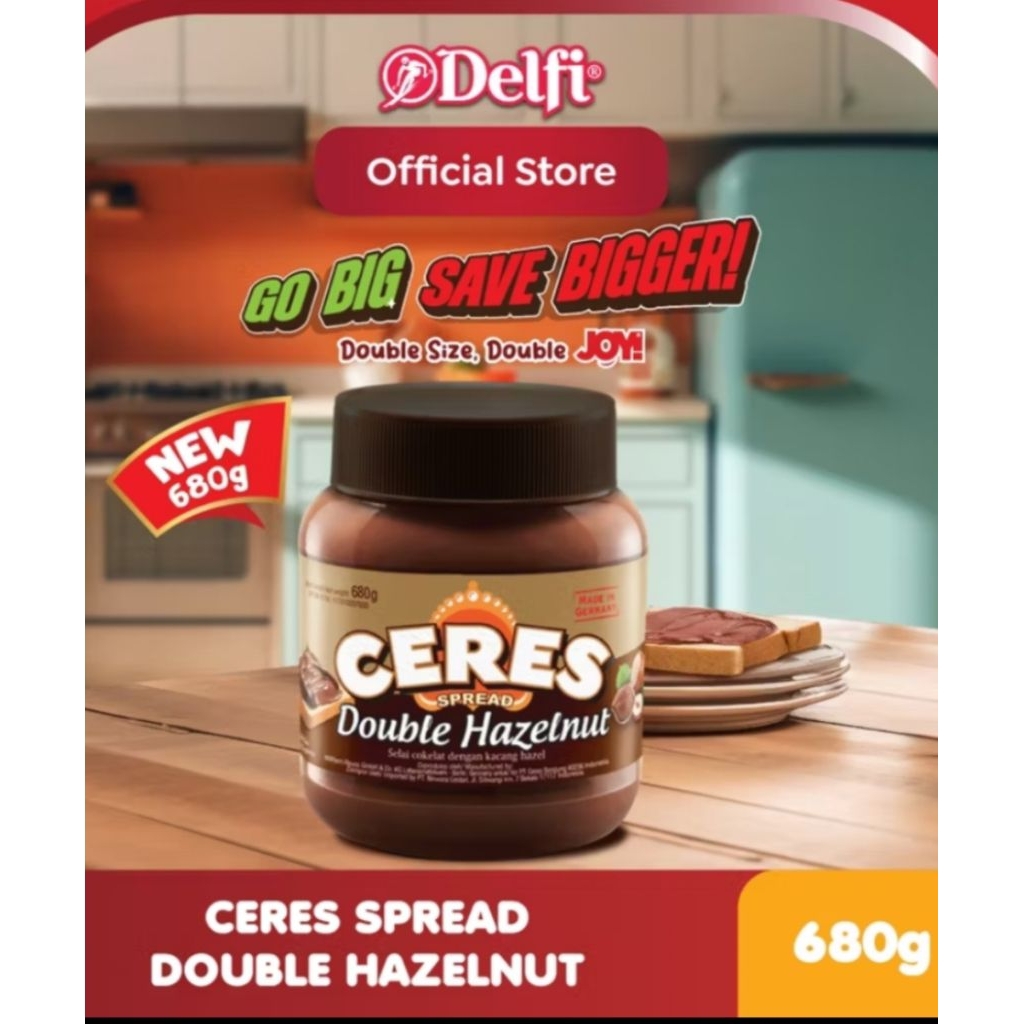 Selai CERES 680gr choco hazelnut