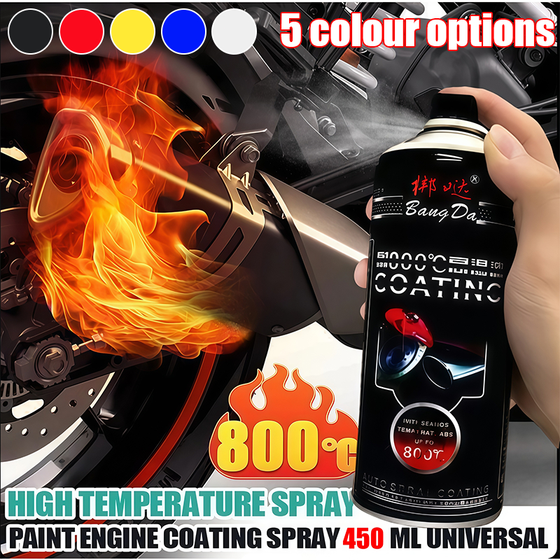 Cat knalpot anti panas mobil&motor 450ml pilok anti tahan panas knalpot1000° untuk mesin /Modifikasi