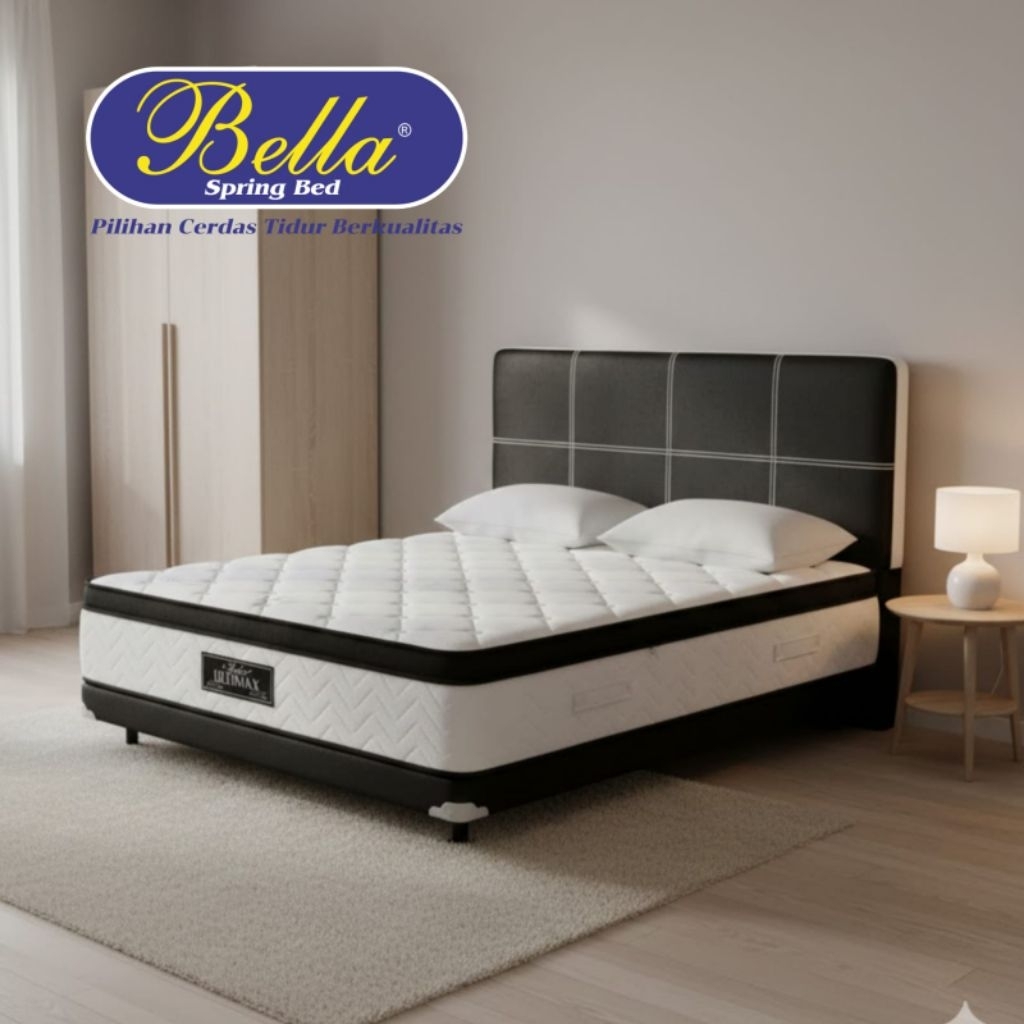 set Springbed promo murah bergaransi bella ultimax 100 120 140 160 180 Promo