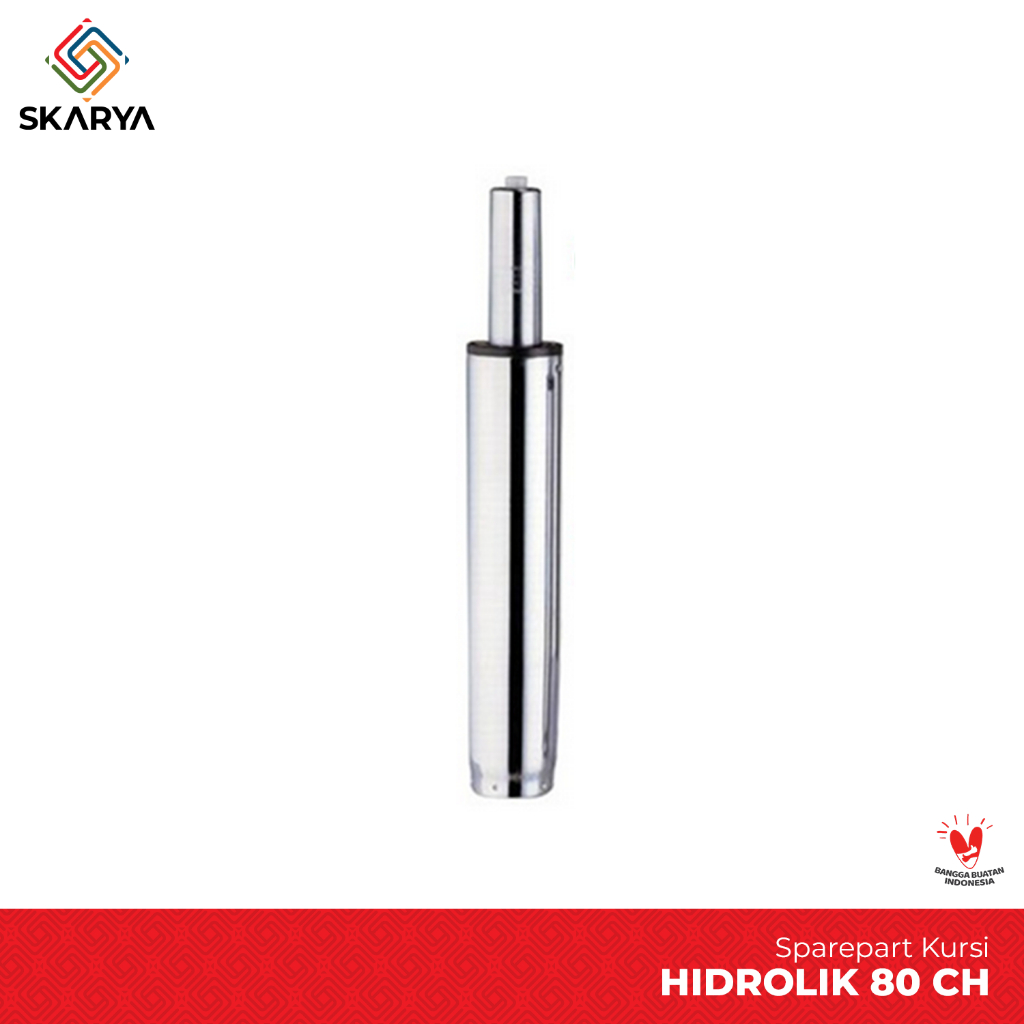 Hidrolik Gaslift Kursi Kantor Kursi Direktur Chrome Tipe 80 (Baru)