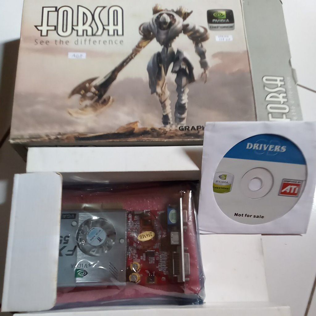 VGA Jadul AGP 256MB Forsa nvidia GeForce