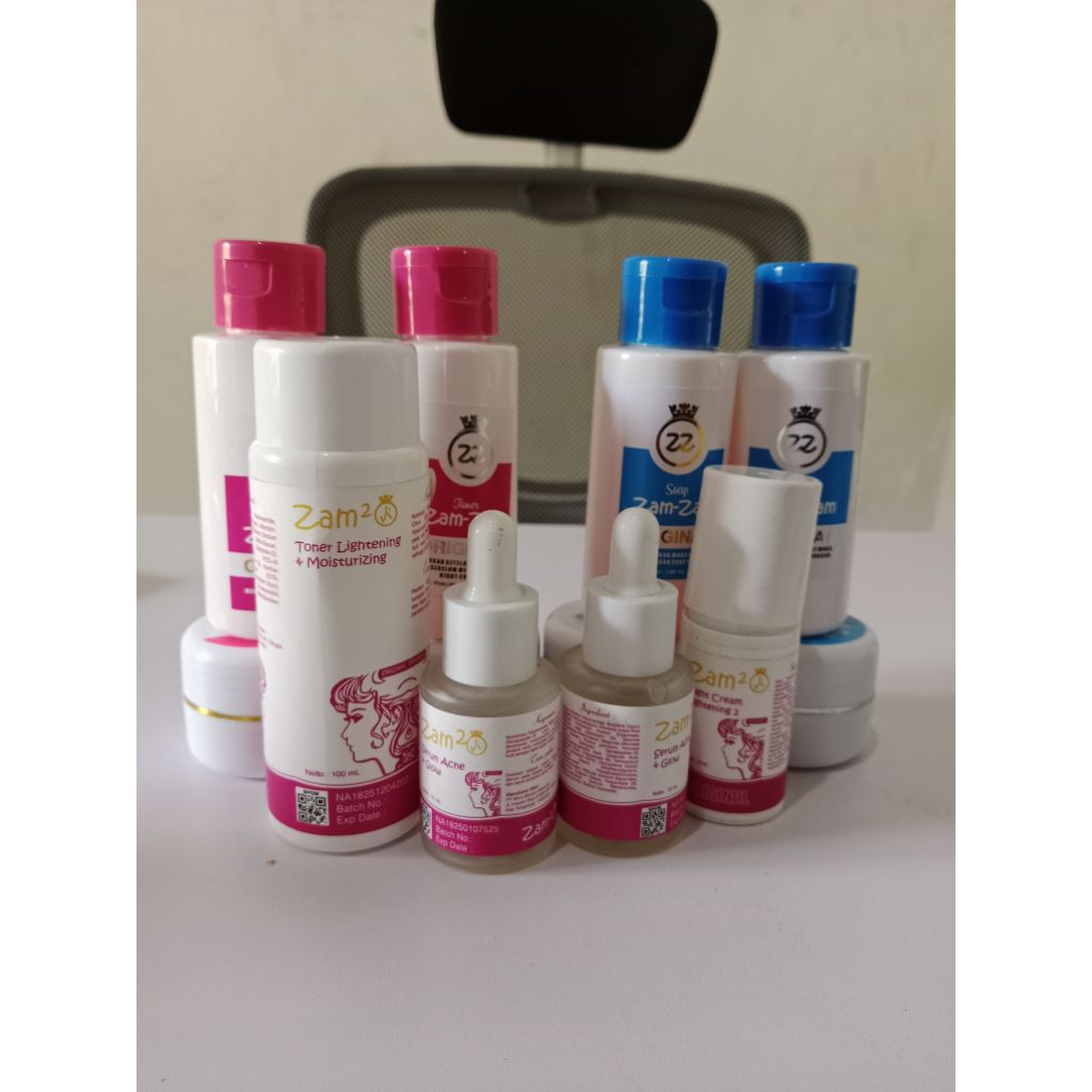 ljk skincare biru & pink bpom