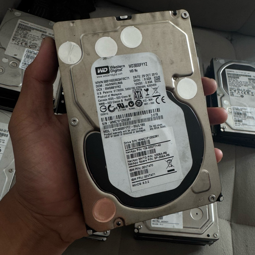 hdd 3tb wd black copotan build up