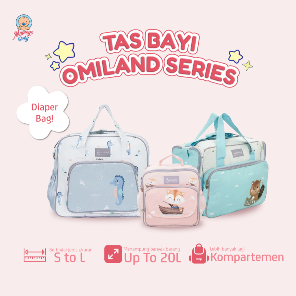 OMILAND Tas Bayi Multifungsi Diaper Bag Baby