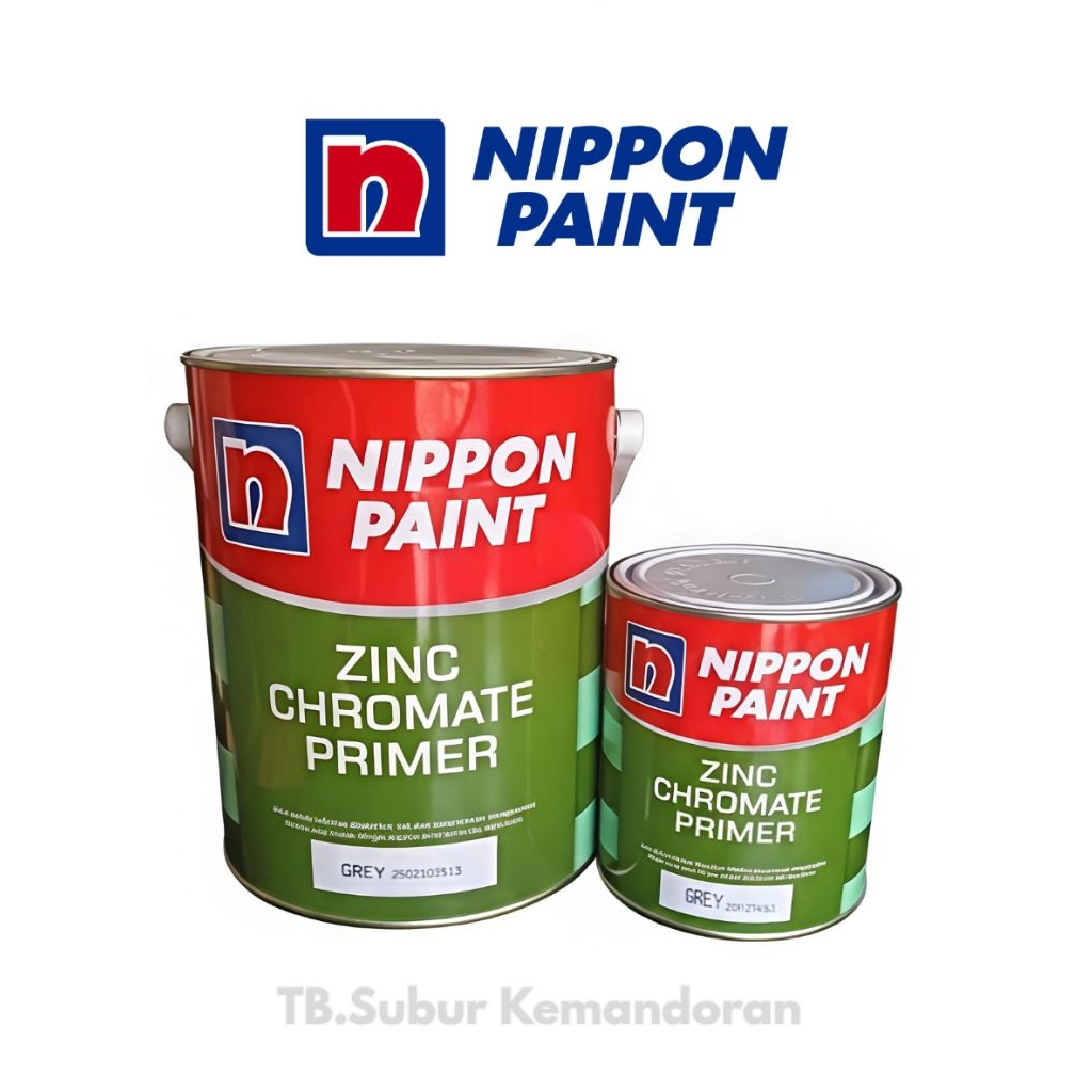 Nippon Zinc Chromate Primer/cat dasar besi/kayu 5kg & 1kg