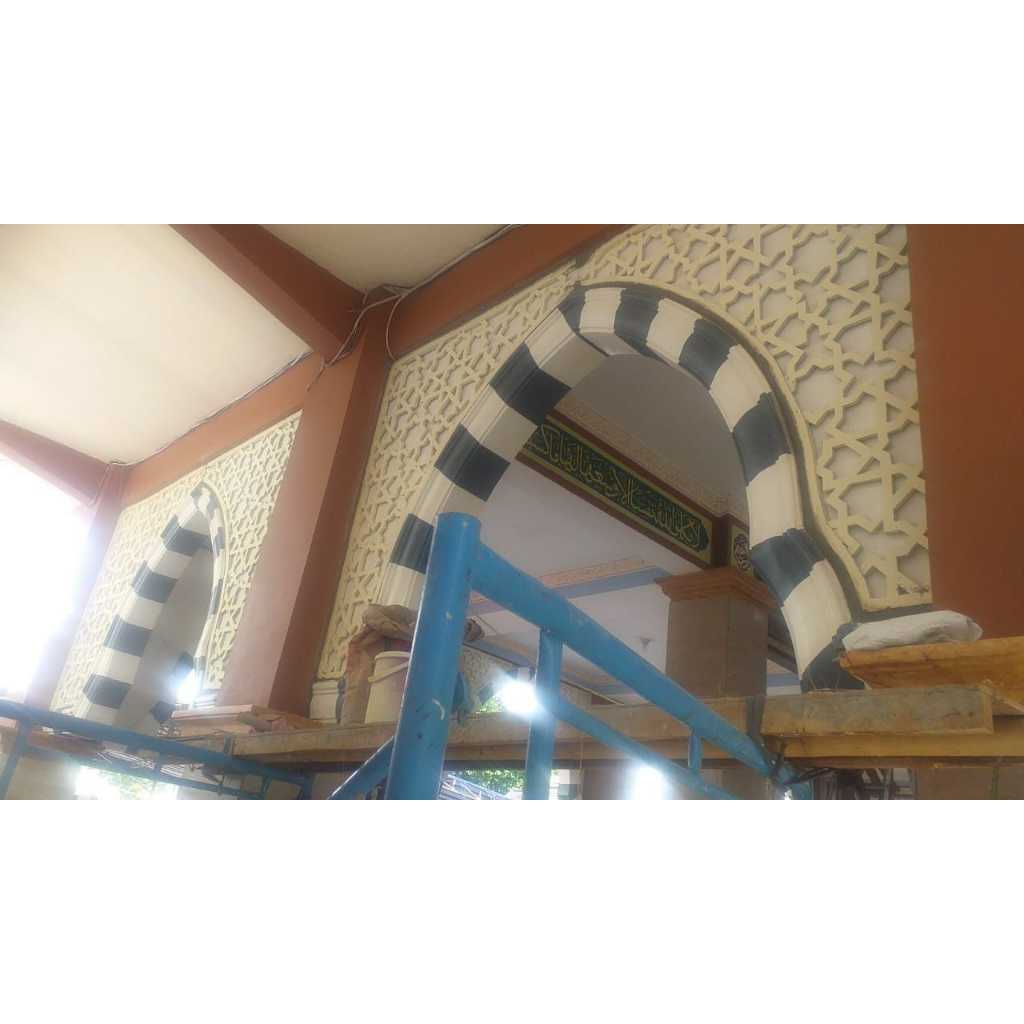 GRC Krawangan Ornamen Masjid Elegan PIK