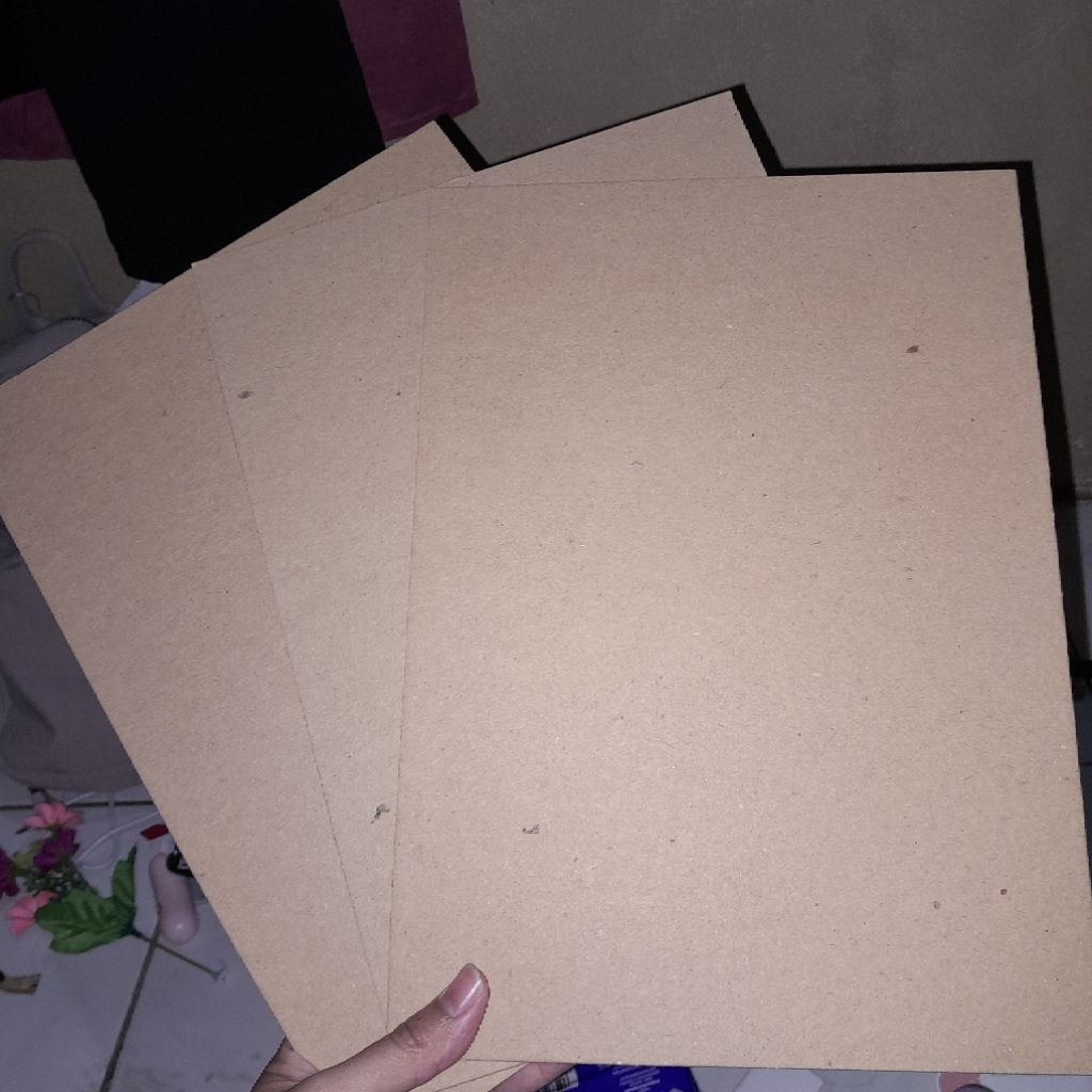 Kertas Karton Yellow Board Hard Cover Book 3 PCS A4