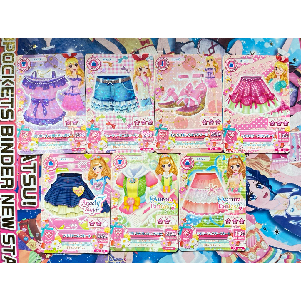 Kartu Aikatsu Angely Sugar Aurora Fantasy Promotion Ichigo Hoshimiya Maria Jepang Princess Dream Dai