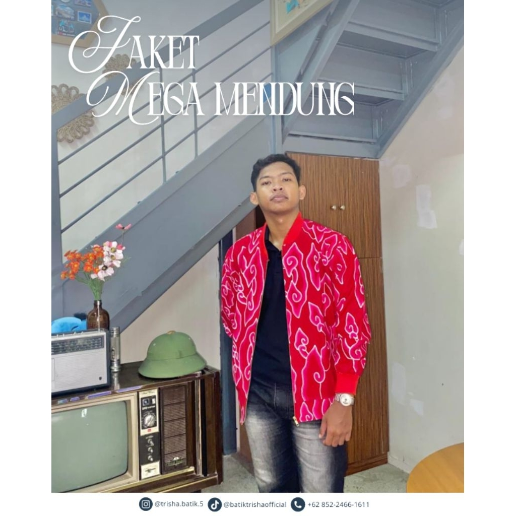 Jaket Batik Mega Mendung Universal