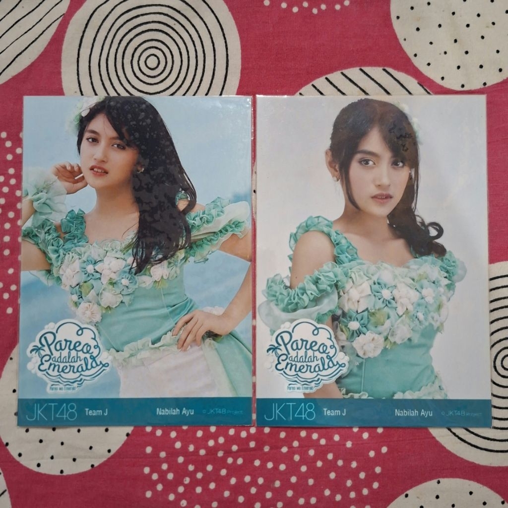 Photopack Nabilah Jkt48 Set Single Pareo Adalah Emerald