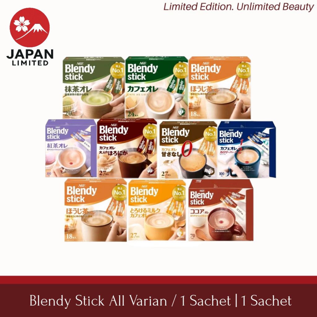 READY STOCK - Blendy stick All Varian / Kopi Sachet Original Japan