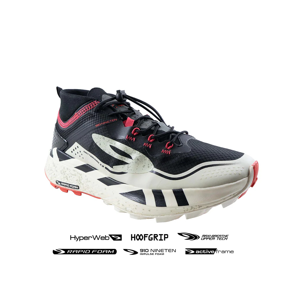910 Nineten Yuza Matterhorn 2.0 Original - Sepatu Running Trail 910 Yuza Matterhorn 2.0