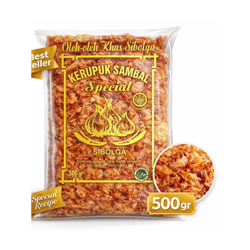 Kripik Sambal Sibolga Original 500gram
