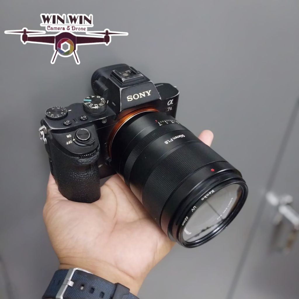 Kamera Camera mirrorless Sony A7II A72 A7 Mark II A7m2 Lensa 7artisans 50mm f1.8