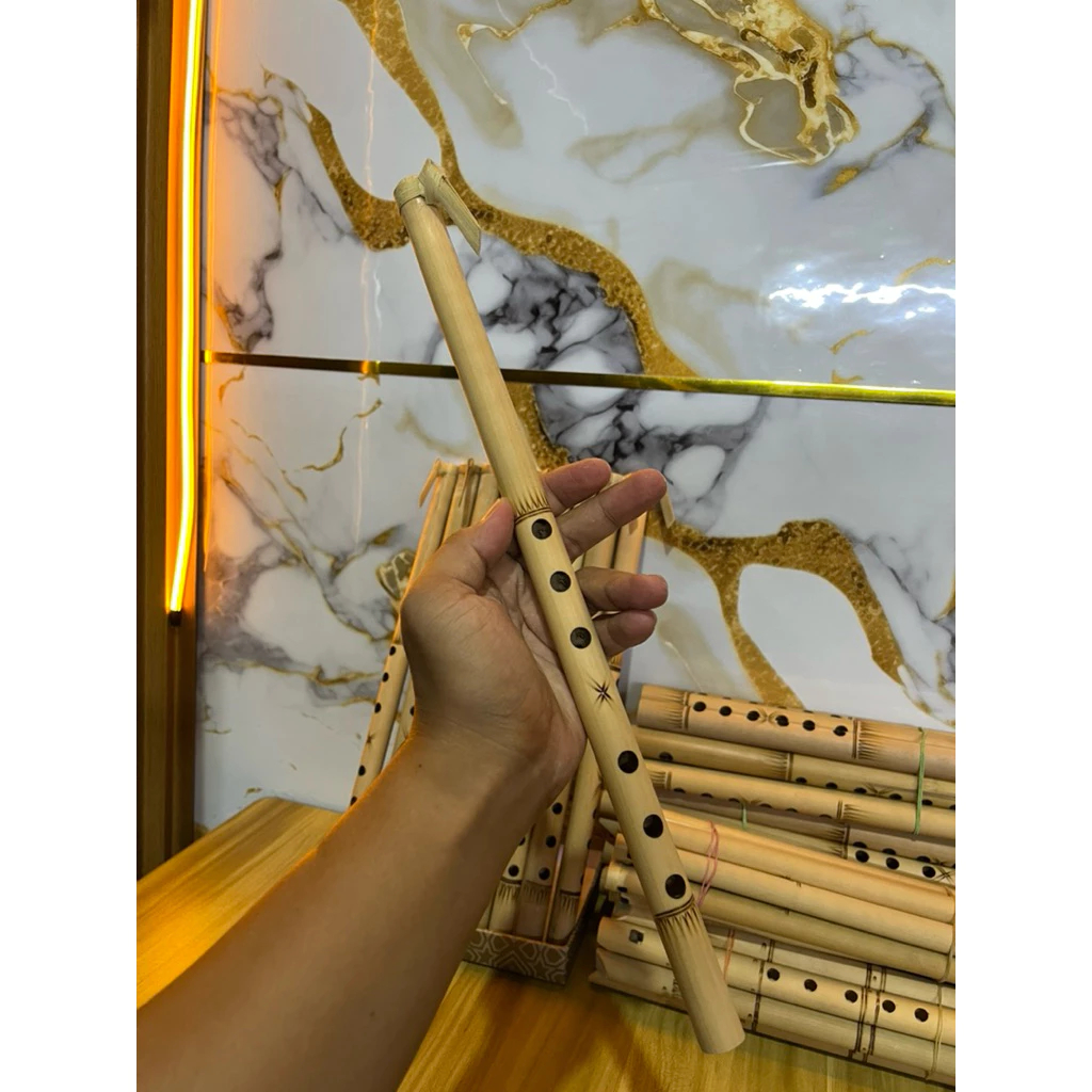 suling bambu suling sunda 6 lubang 40 cm alat musik tradisional, suling degung ,suling dangdut, suli