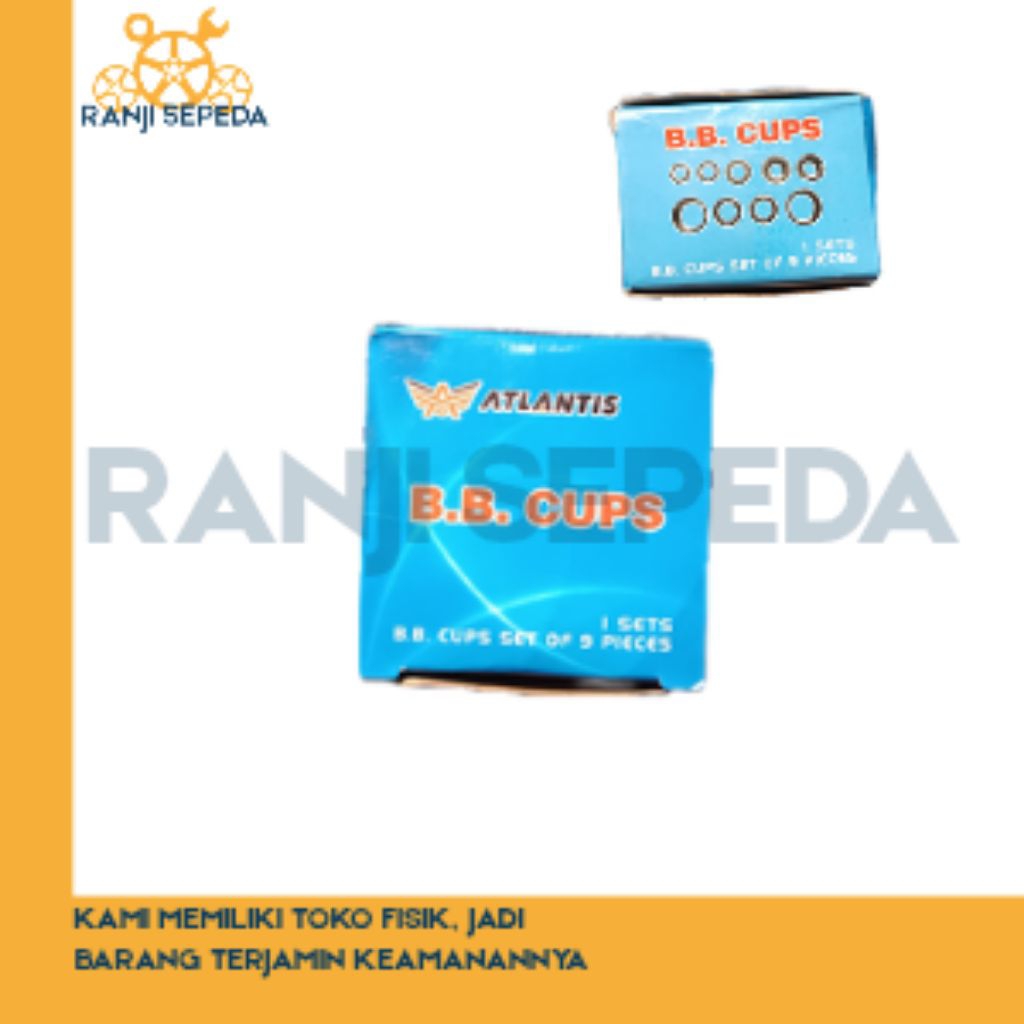 BB Cup Gir langsung untuk sepeda BMX dewasa dan anak-anak,  merek UNICYCLE — ATLANTIS  — kota Bogor(