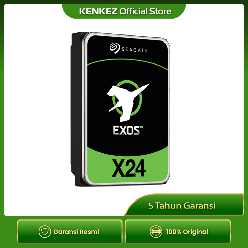 Seagate EXOS X24 HDD / Hardisk Enterprise SATA 7200RPM