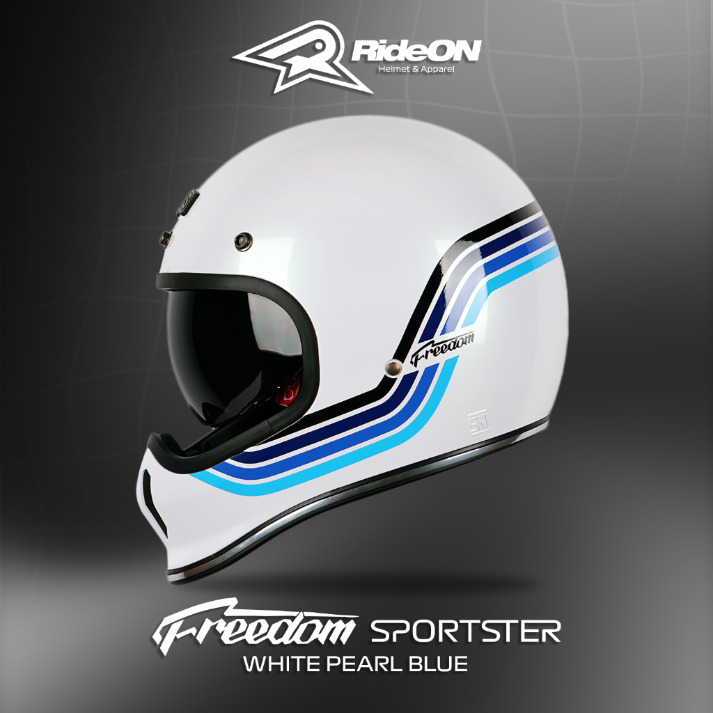 NJS FREEDOM SPORTSTER - Helm Retro | NJS | NJS Retro | Freedom | Helm NJS Motif | Sportster | NJS OR
