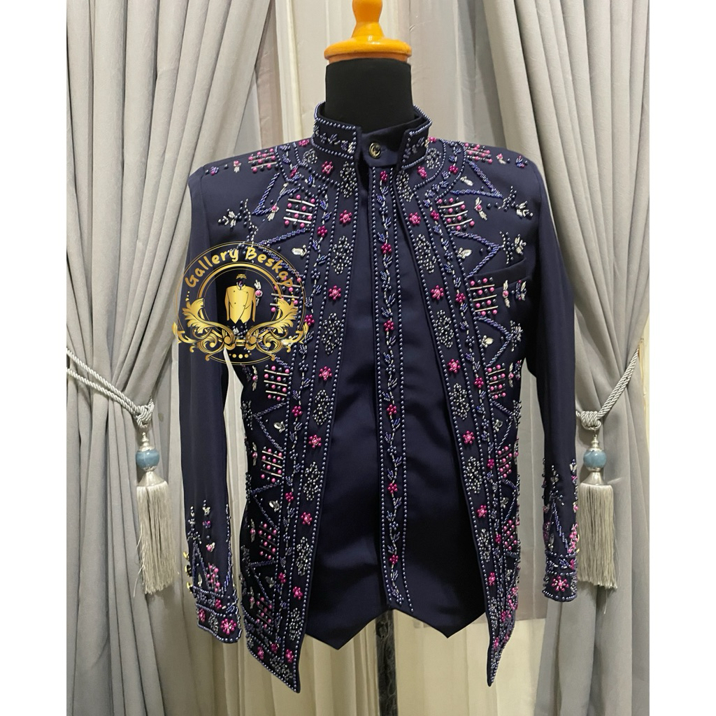 Basofi pengantin / baju pengantin pria/ beskap muslim