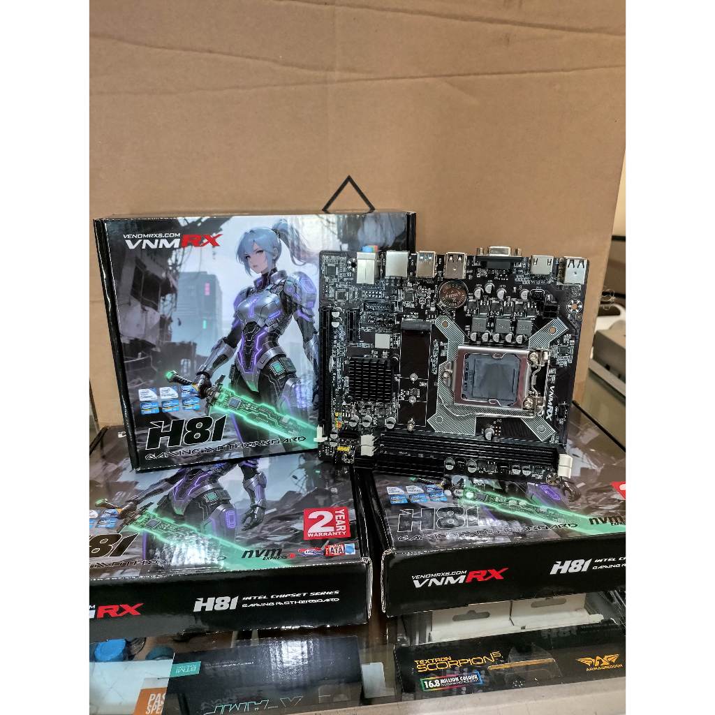 VenomRx Motherboard H81 Ddr3 ( LGA 1150 )