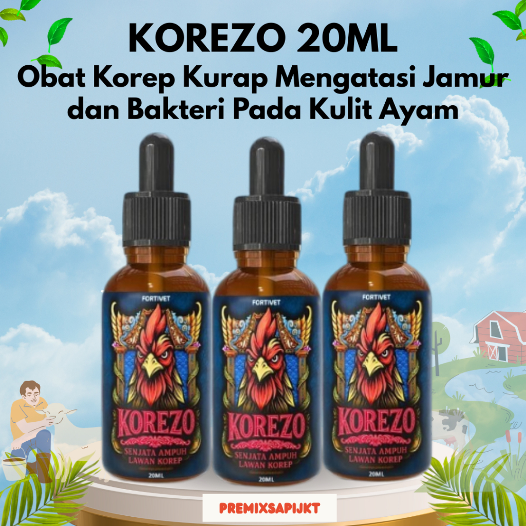 KOREZO Obat Ampuh untuk Mengatasi Penyakit Kulit Ayam