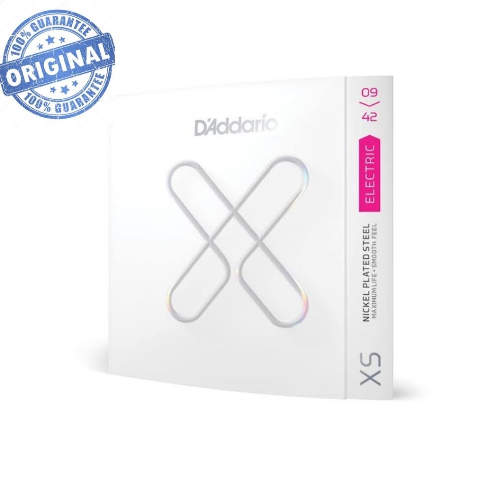 D'Addario XSE0942  SENAR GITAR ELEKTRIK COATING UKURAN 09-42 ORIGINAL