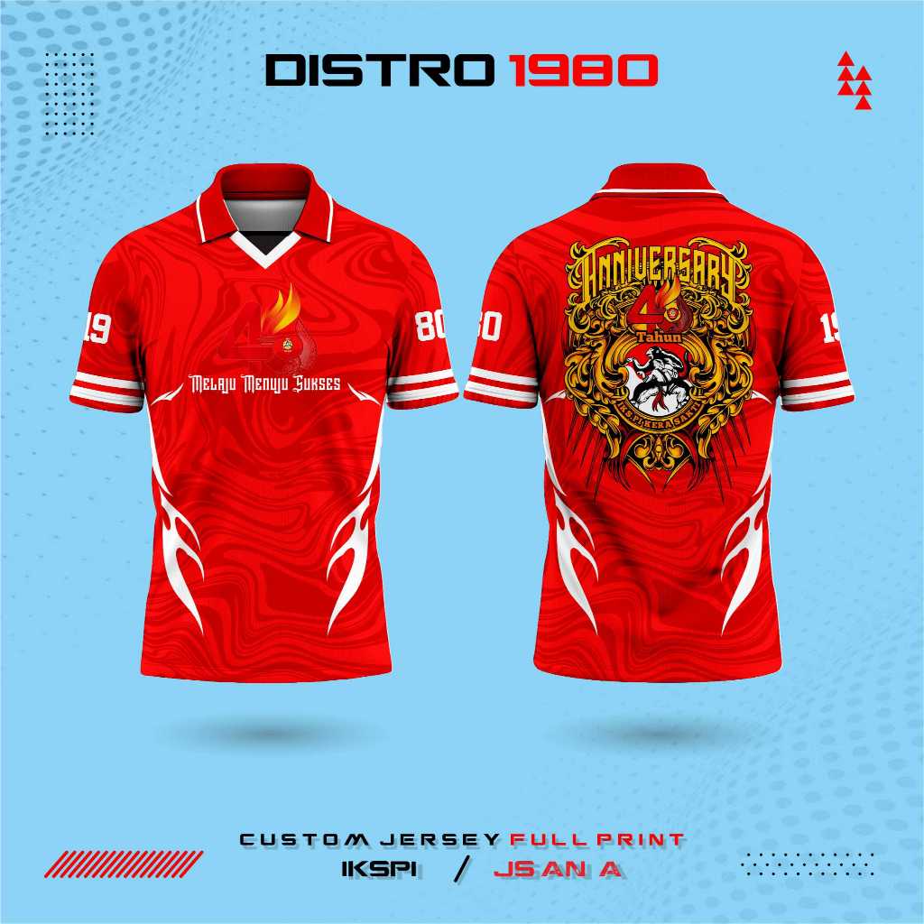 Jersey Anniversary 46 Kera Sakti Distro 1980