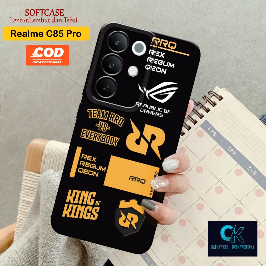 Case Realme C85 Pro Terbaru - Casing GAMING - Softcase Candy Case Full Color 3D Silikon TPU