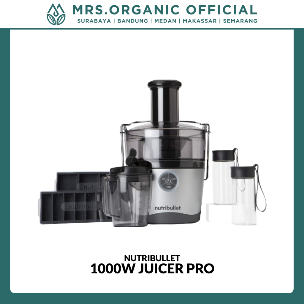 Nutribullet Juicer 800W Dark Gray – Juicer Profesional Cepat Halus Original USA