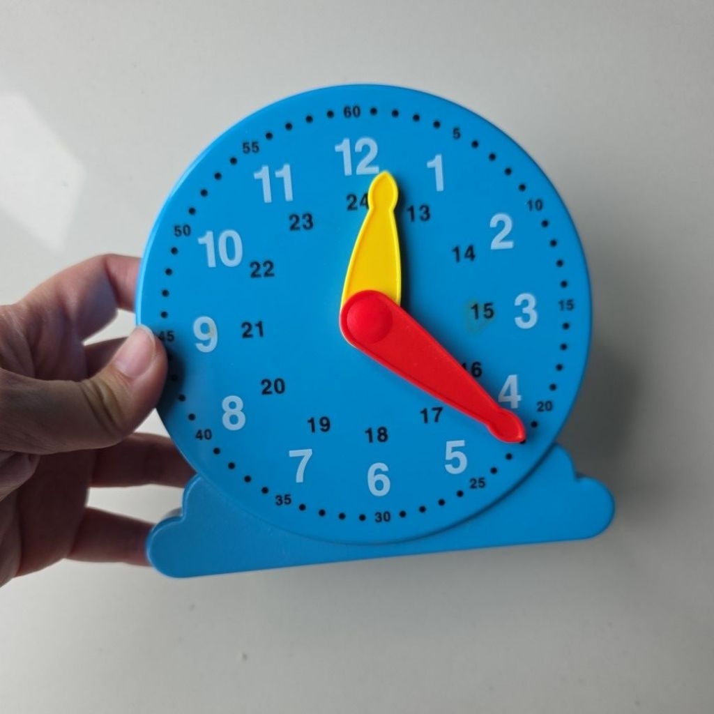 Jam Waktu Belajar Montessori Learning Clock