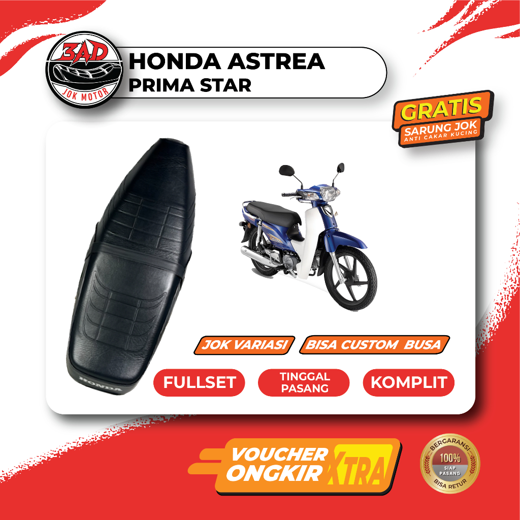Jok Motor Astrea Prima Star Honda Prima Fullset Siap Pasang I Jok Klasik Ori Pabrik Honda