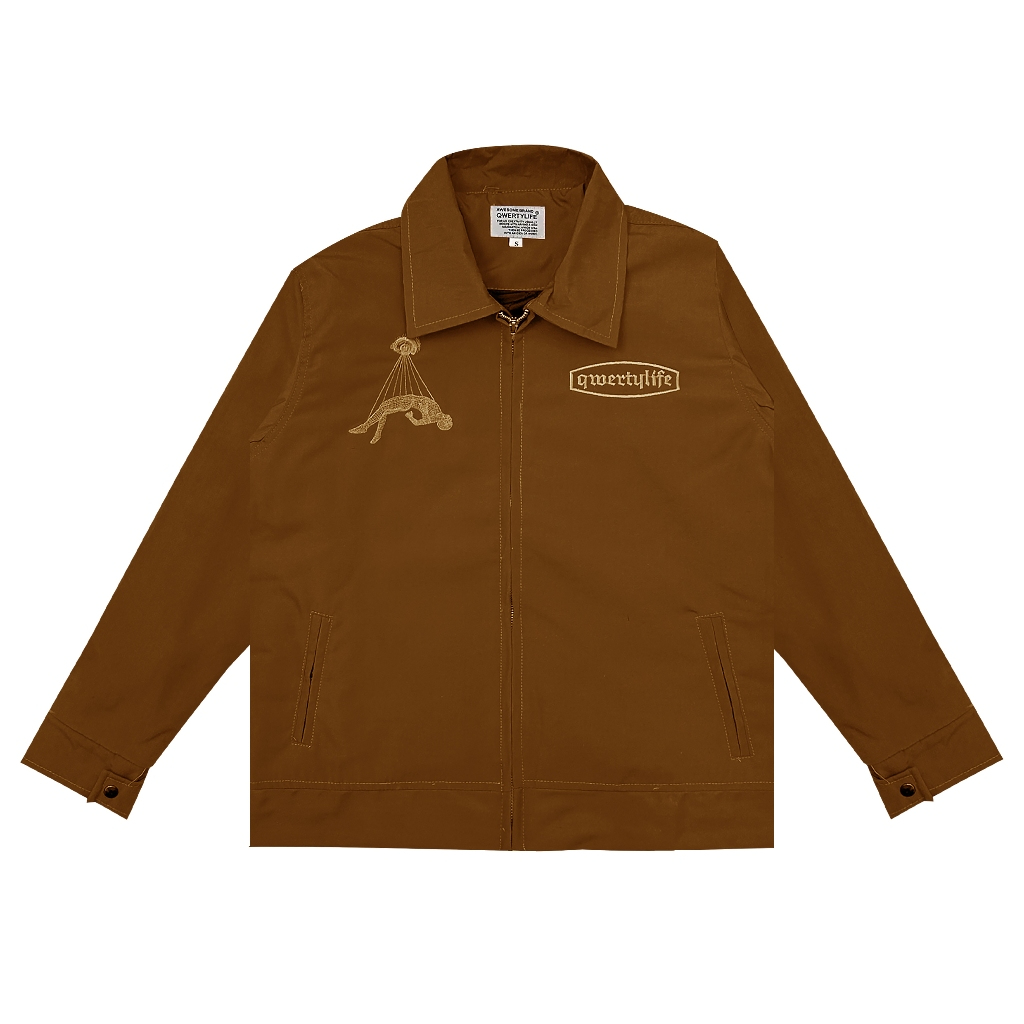 Qwertylife Work Jacket Yourself Camel