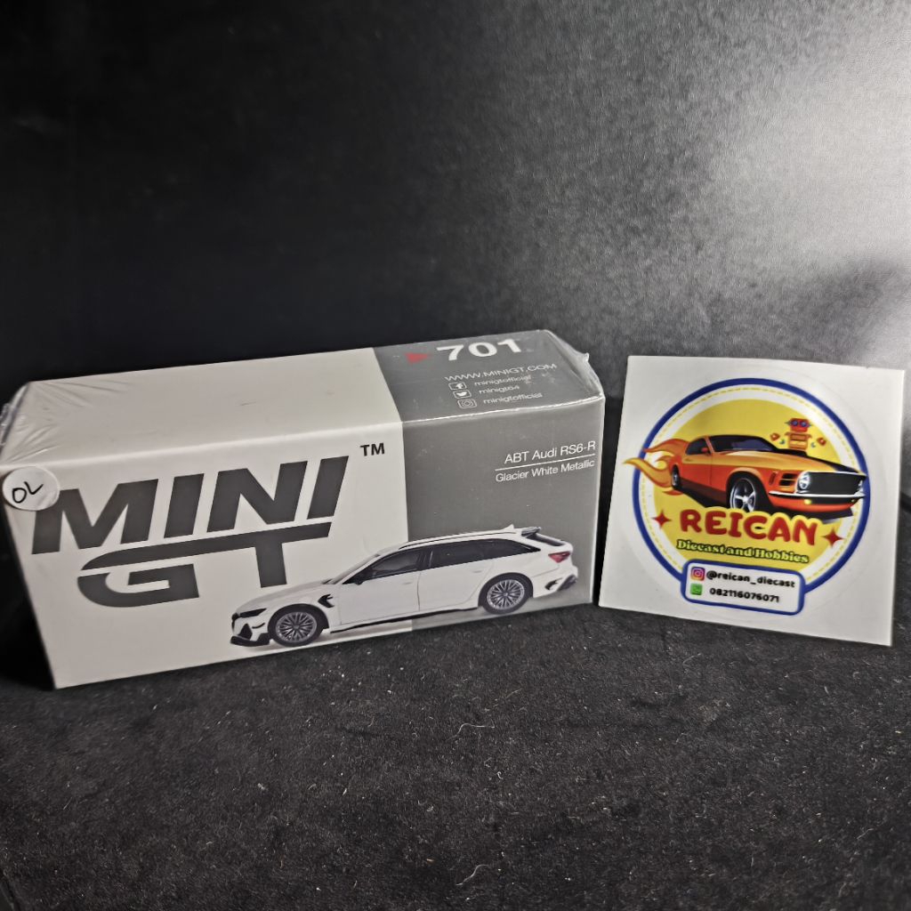MINI GT - ABT AUDI RS6-R | GLACIER WHITE METALLIC