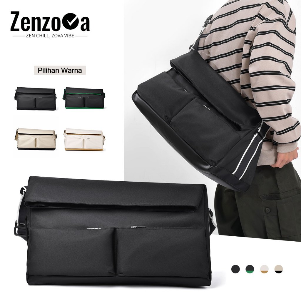 Zenzova Tas Selempang Wanita Tas Travel Multifungsi Tas Bahu Kapasitas Besar & Bisa Dilipat TR753