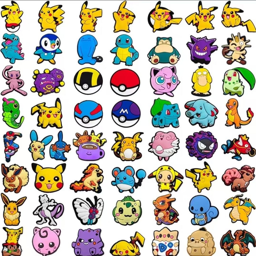 Pin Charm Aksesoris Hiasan Sandal Baim Pin Kancing Sendal Kodok Bahan Pvc