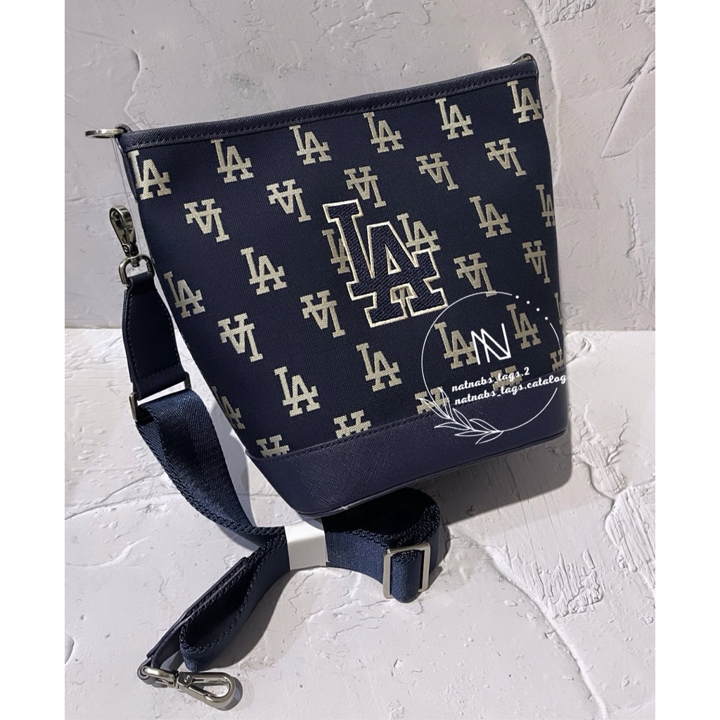 MLB big classic monogram jacquard bucket bag