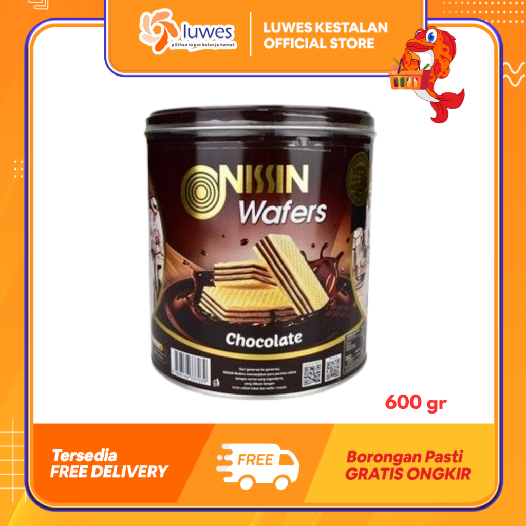 Nissin Wafer Kaleng Lebaran 600gr | Nissin Kemasan Kaleng 600gr | Nissin Hampers Lebaran