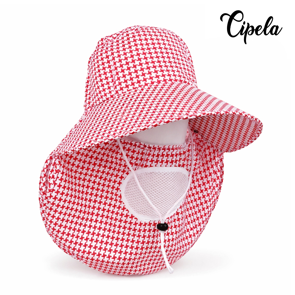 Cipelashop Topi Series B-23 Topi Kebun Visor Lipat Motif Aksesoris Wanita Premium