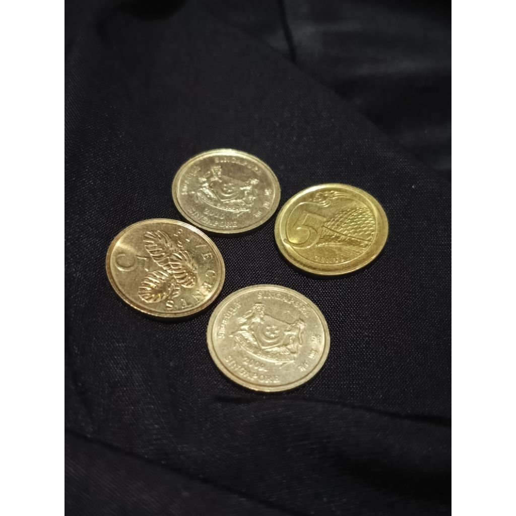 koin 5 sen singapore